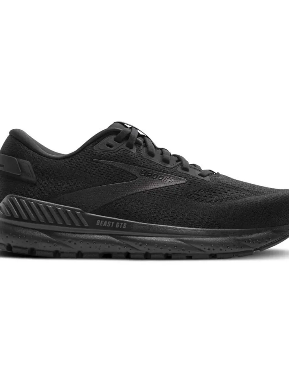 Brooks Men's Beast GTS 24 All-Black Performance Sneaker Running Shoe Sz 11